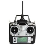 Trasmettitore originale Flysky FS-T6 ad alta precisione 2.4GHz 6CH Mode 2 con ricevitore R6-B per trasmettitore rc airplane 2.4ghz